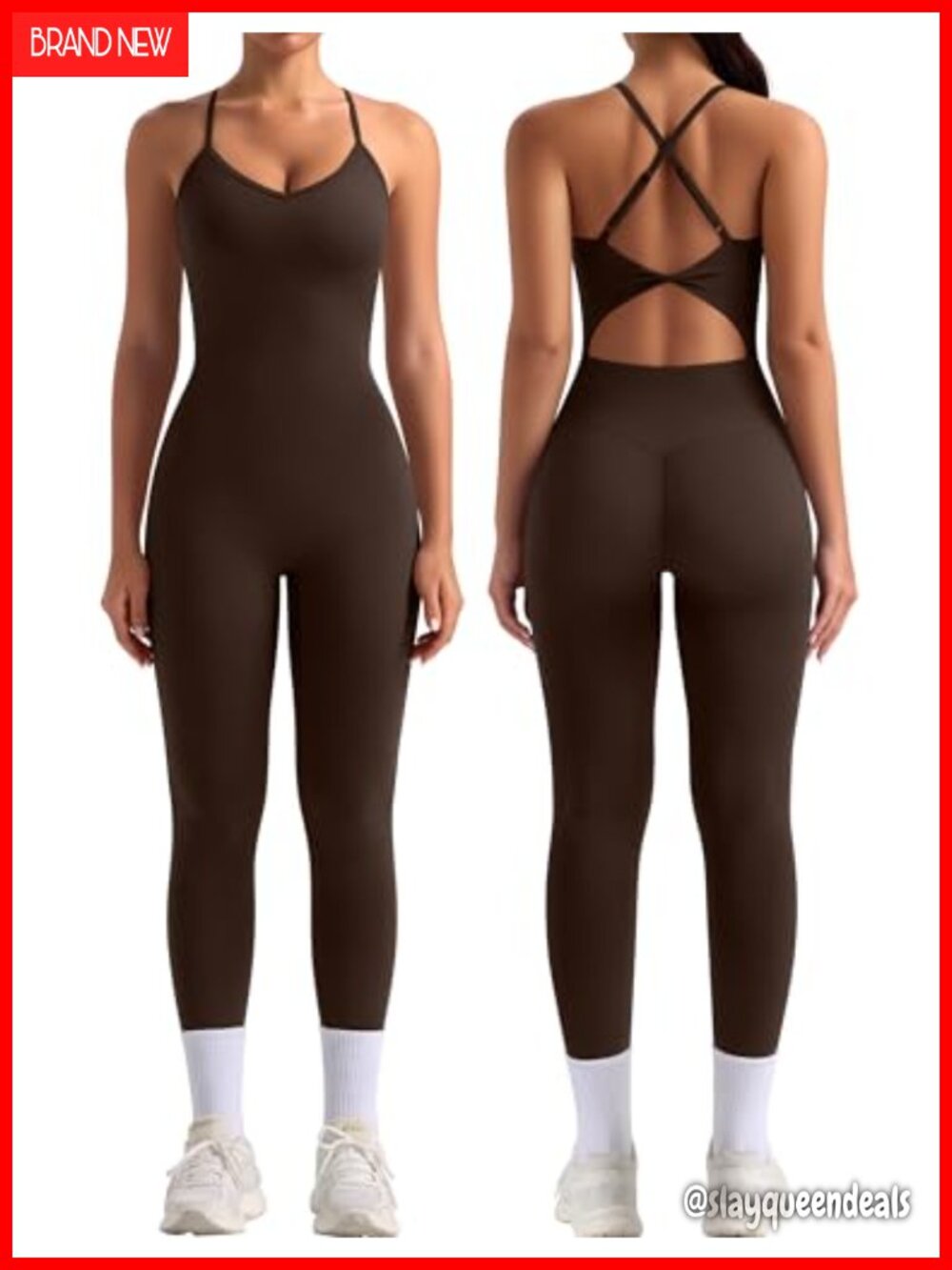 Women's Sculpt Yoga Jumpsuit One Piece Sleeveless Workout Unitard